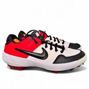 Nike Red and Black Baseball Cleats